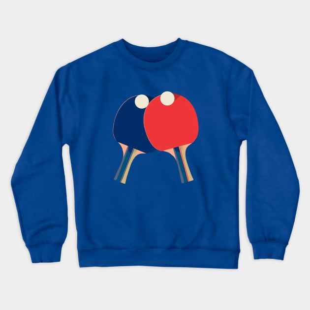 Table tennis rackets Crewneck Sweatshirt by Mimie20